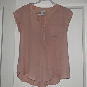 Liz Claiborne Pink Short Sleeve Shirt